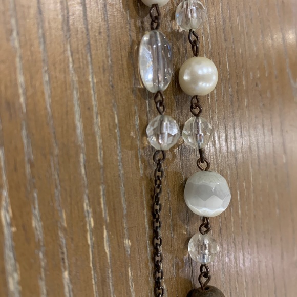 Art nouveau roaring 20s long mix bead necklace - Picture 7 of 11